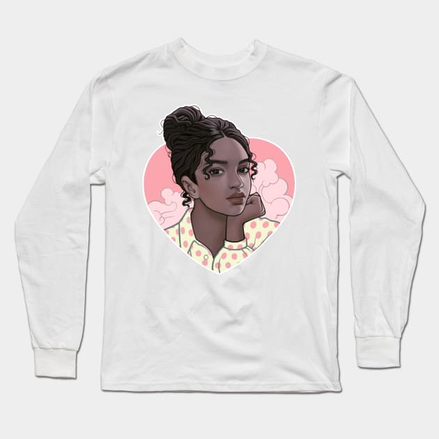 Cotton Candy Long Sleeve T-Shirt by SarahJoncas